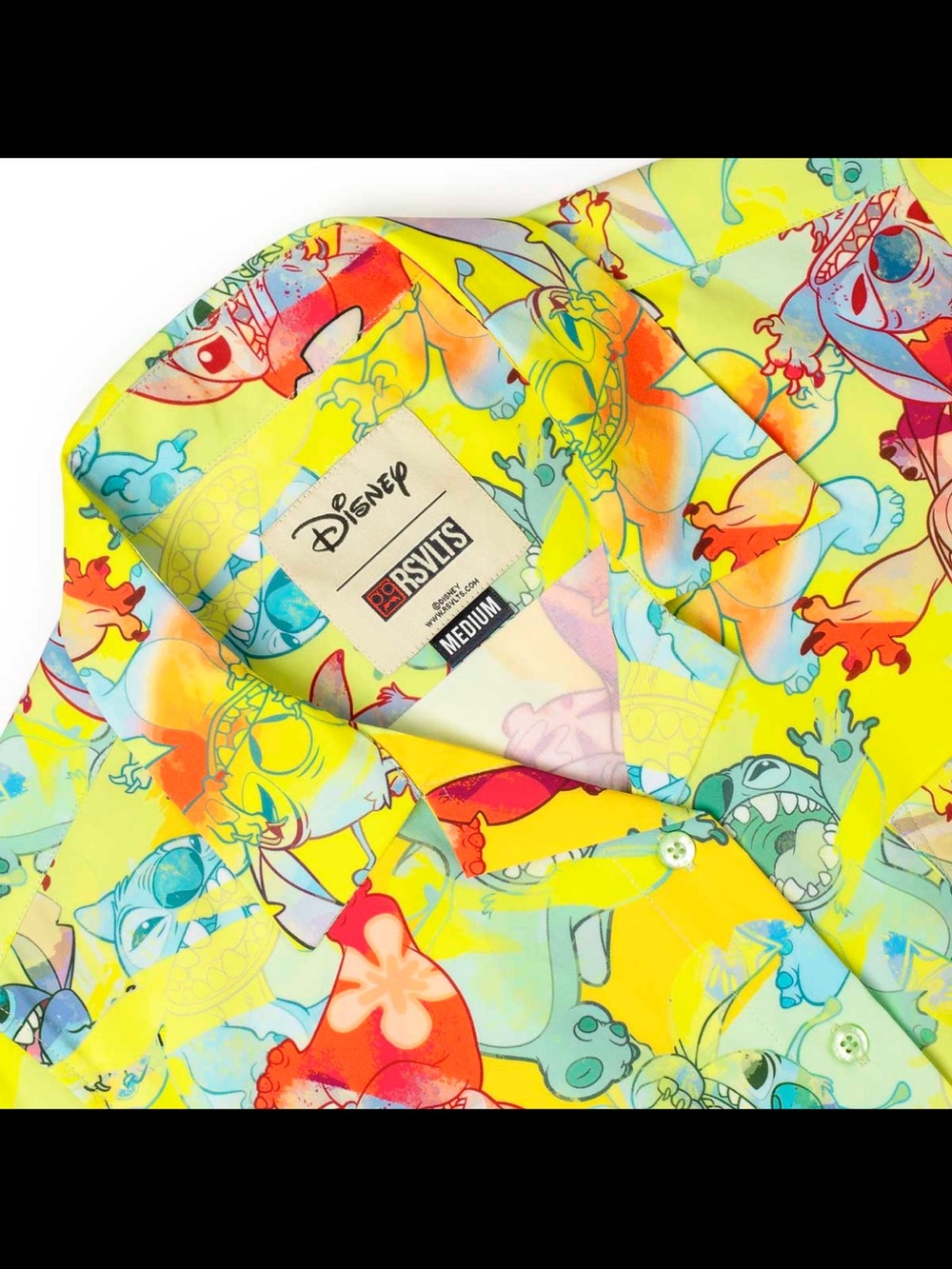 RSVLTS Disney Lilo & Stitch Tropical Troublemaker KUNUFLEX Shirt M NWT - Picture 2 of 7